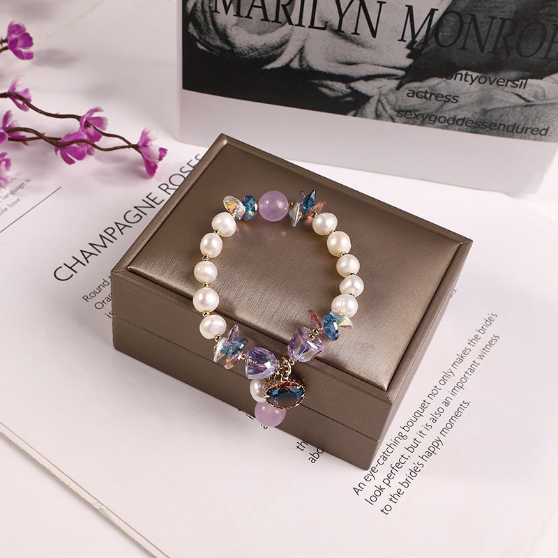 Crystal Pendant Bracelet