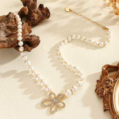Romantic French Flower Necklace