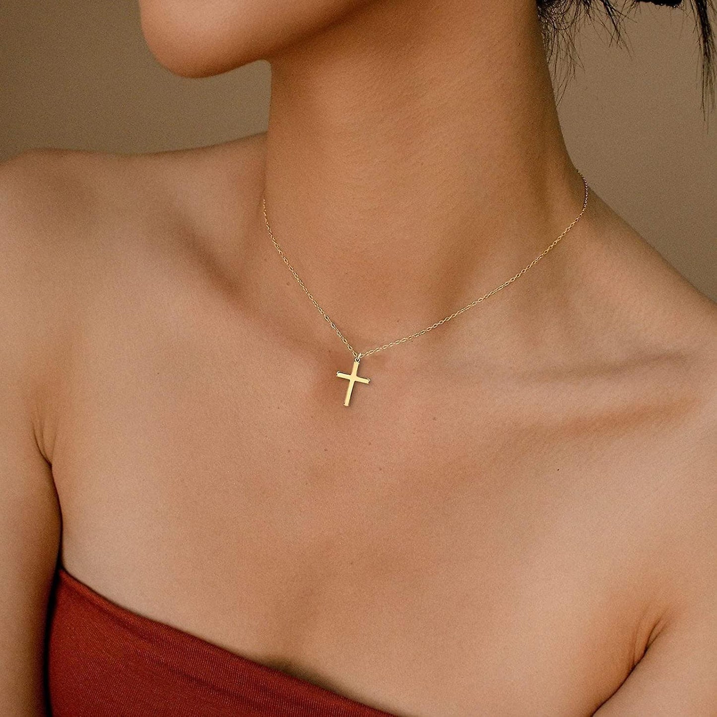 Trendy Simple Cross Necklace