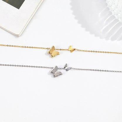 Golden Butterfly Anklet