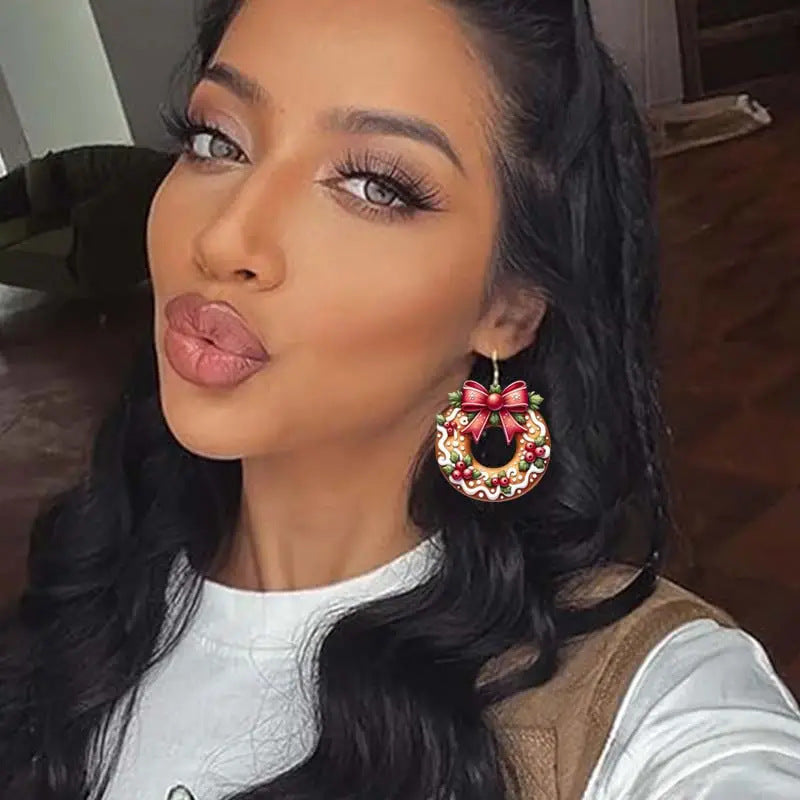 Cookie Wreath Earrings