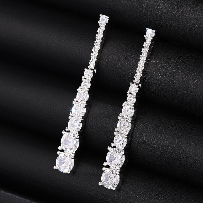 Exaggerated Geometric Round Earrings