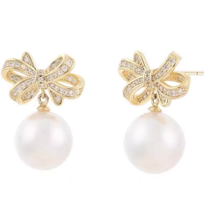 Irregular Pearl Temperament Earrings
