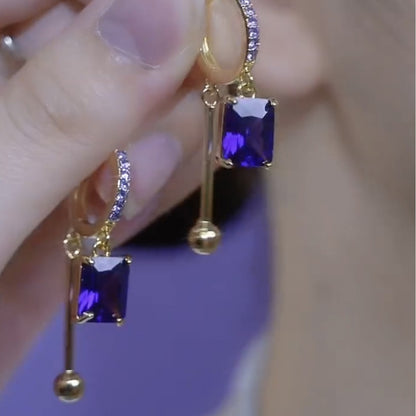 Micro-Inlaid Diamond Ball Earrings