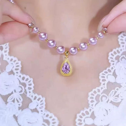 Luxury White Pearl “Ice Queen” Necklace