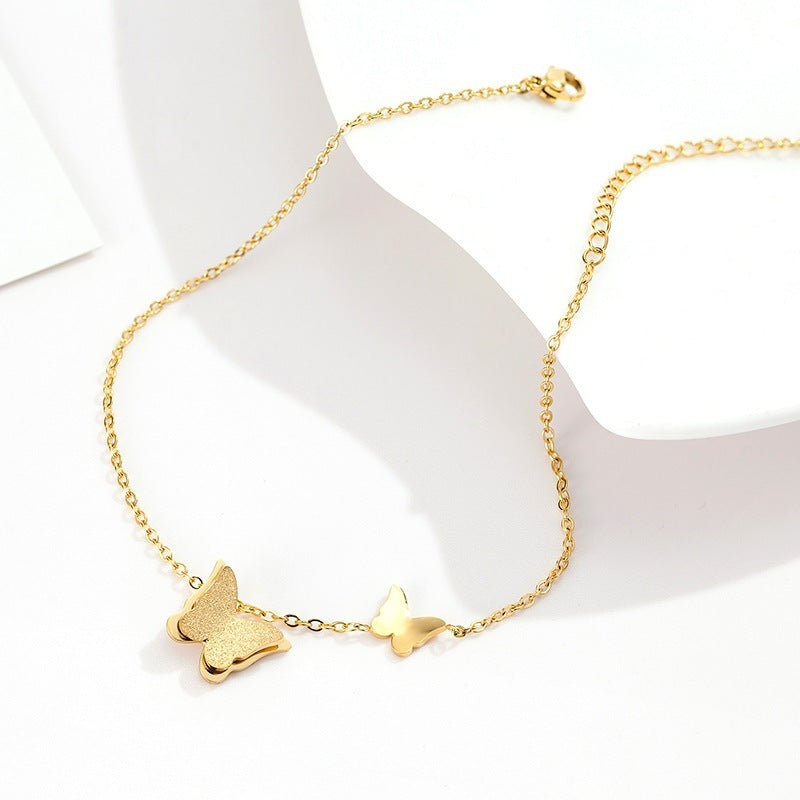Golden Butterfly Anklet