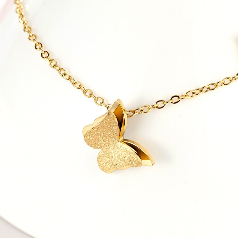 Golden Butterfly Anklet