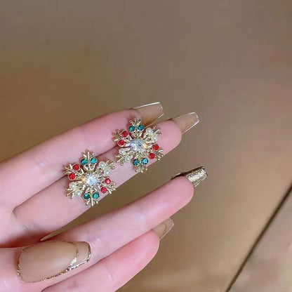 Christmas Alloy Earrings