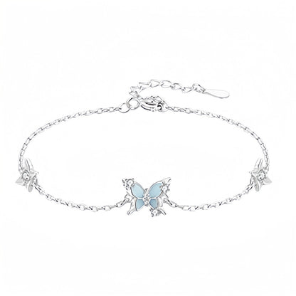 Elegant Starlight Butterfly Necklace