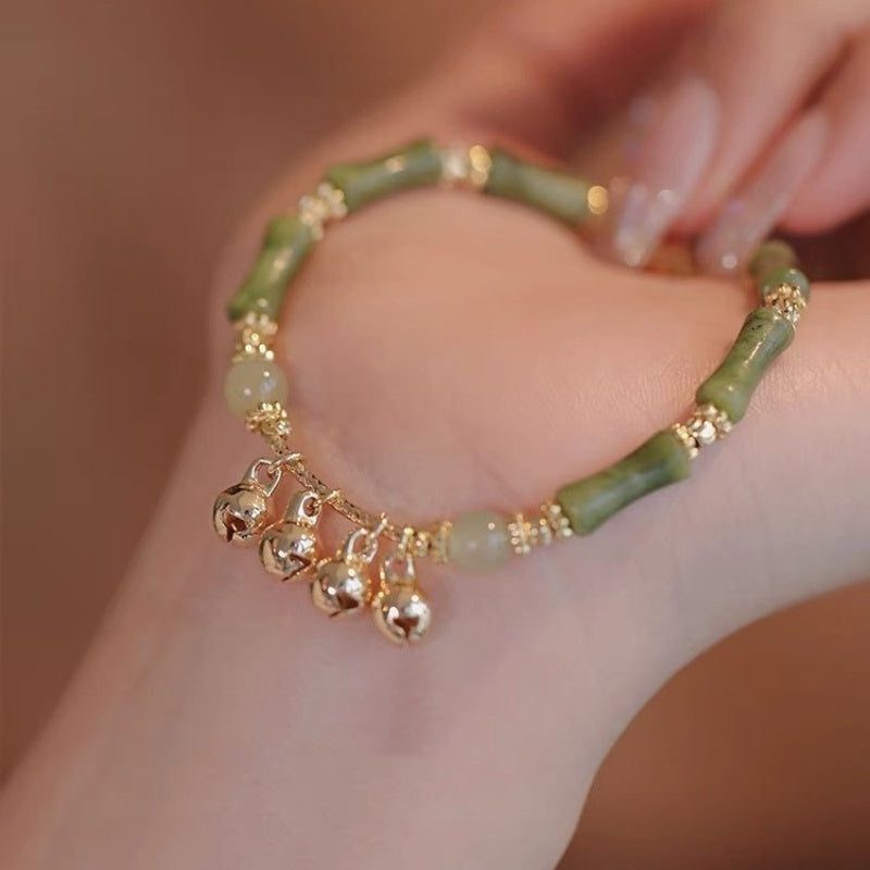 Retro Bamboo Bell Bracelet