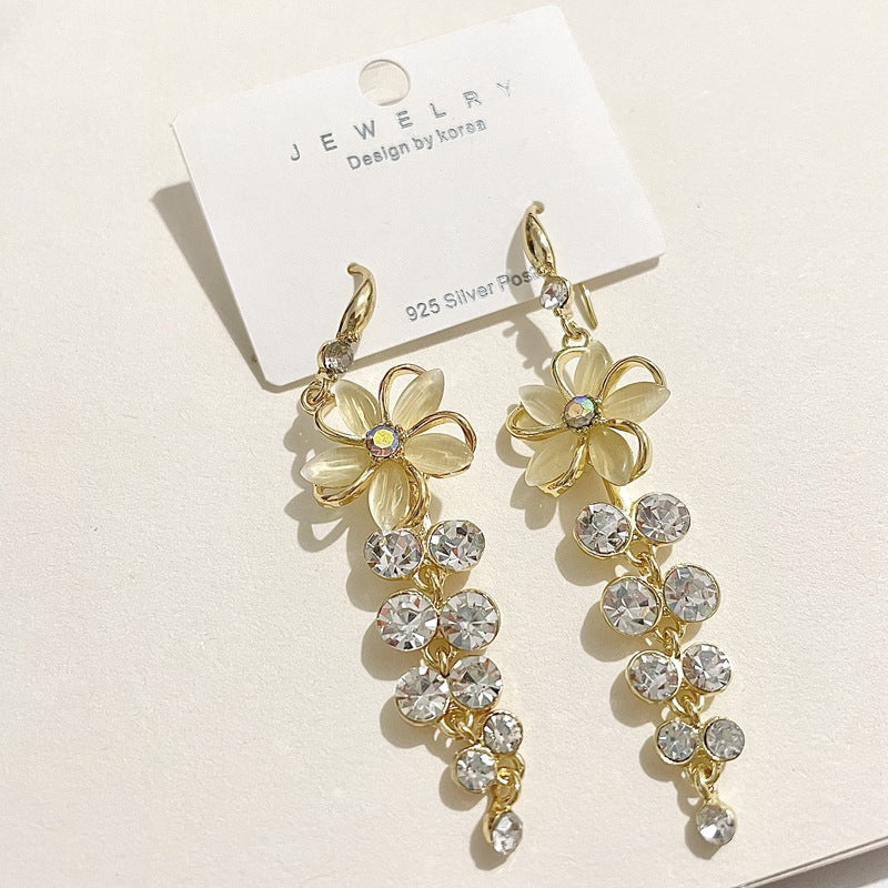 Five-Petal Fashion Flower Earrings