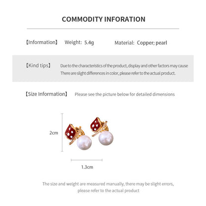 Exquisite Square Pearl Ear Clip Earrings