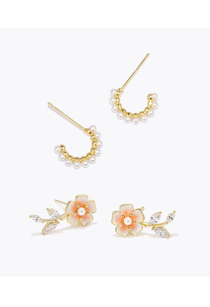 Trendy Unique Flower Earrings