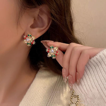 Christmas Alloy Earrings