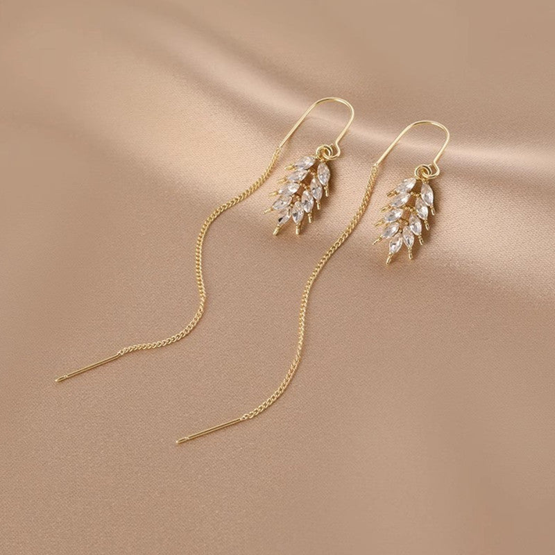 Rich-Style Tassel Ear String Earrings