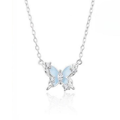 Elegant Starlight Butterfly Necklace
