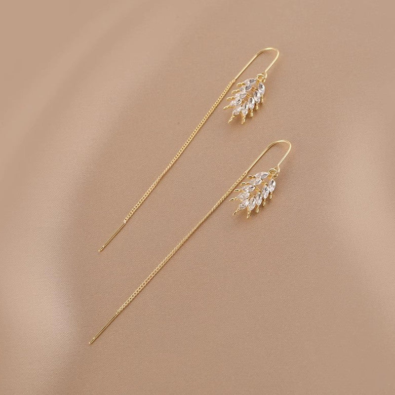 Rich-Style Tassel Ear String Earrings
