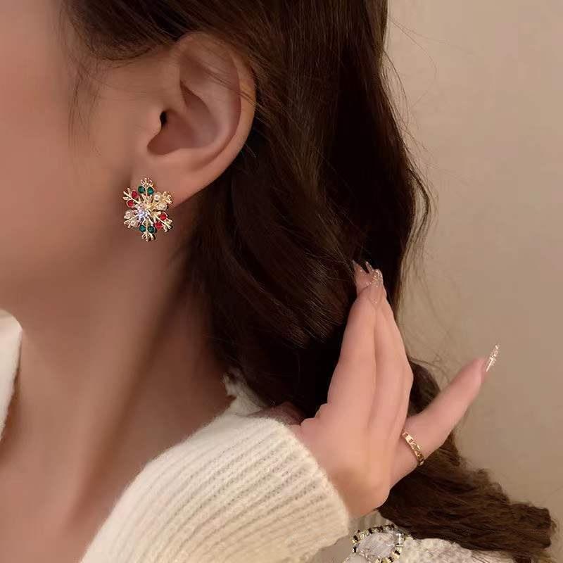 Christmas Alloy Earrings