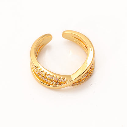 Simple Luxury Open Line Ring