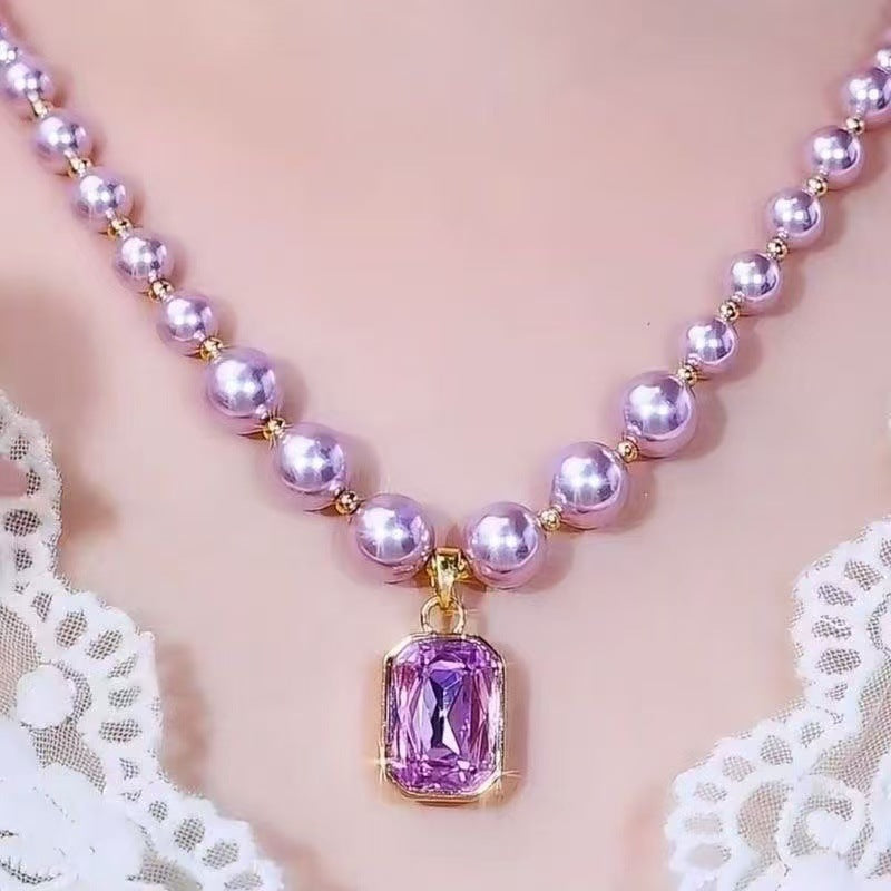 Luxury White Pearl “Ice Queen” Necklace