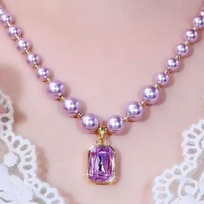 Luxury White Pearl “Ice Queen” Necklace