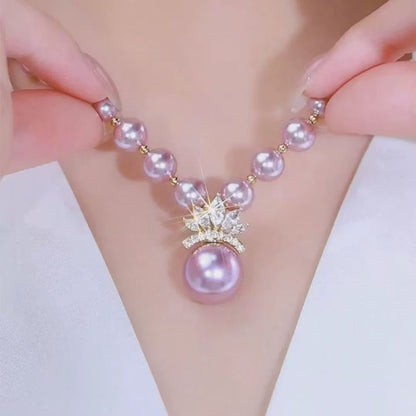 Luxury White Pearl “Ice Queen” Necklace