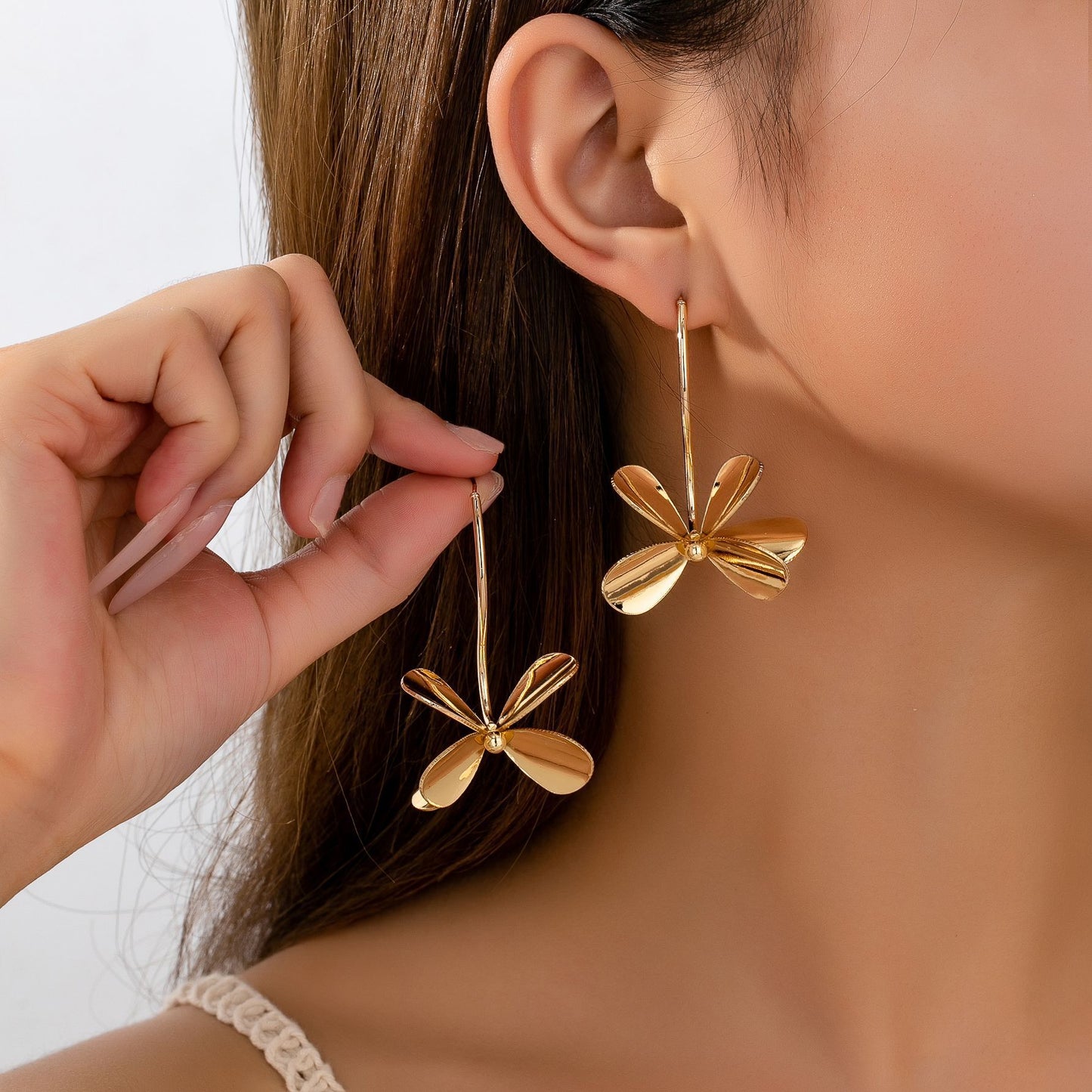 Stylish Flower Earrings