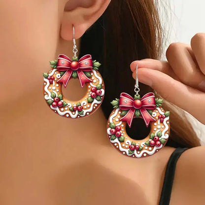 Cookie Wreath Earrings
