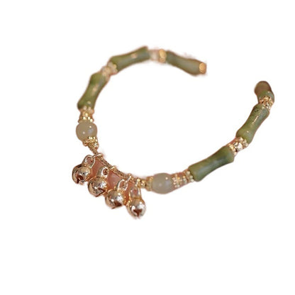 Retro Bamboo Bell Bracelet