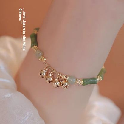 Retro Bamboo Bell Bracelet