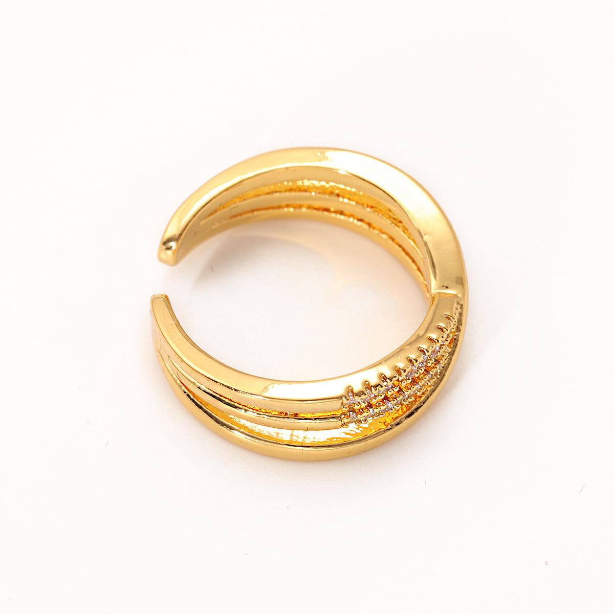 Simple Luxury Open Line Ring