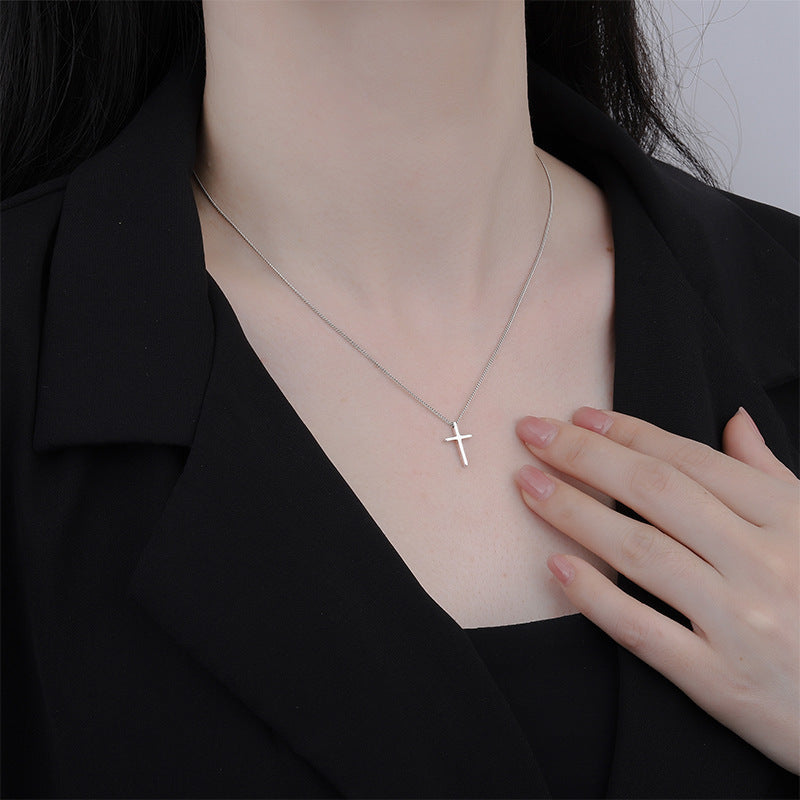 Trendy Simple Cross Necklace